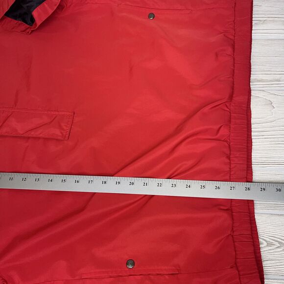 Dryjoys By Footjoy 1/2 Zip Rain Jacket Shirt Short Sleeves Men's Size Large Red - Picture 12 of 12